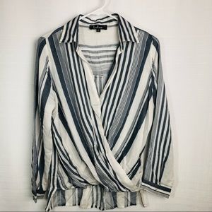 Lulus striped blouse S